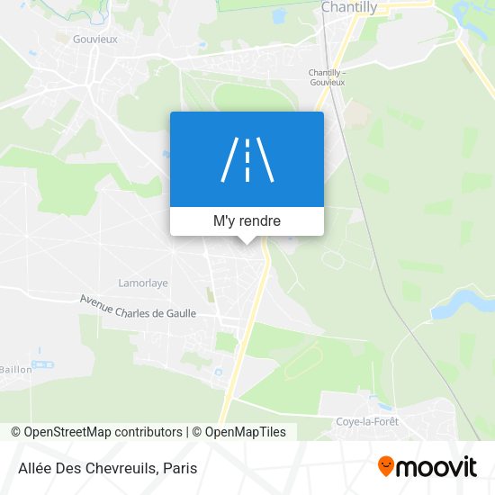 Allée Des Chevreuils plan