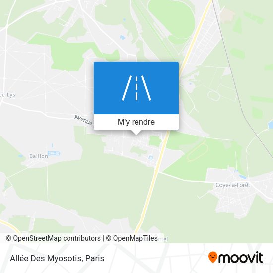 Allée Des Myosotis plan