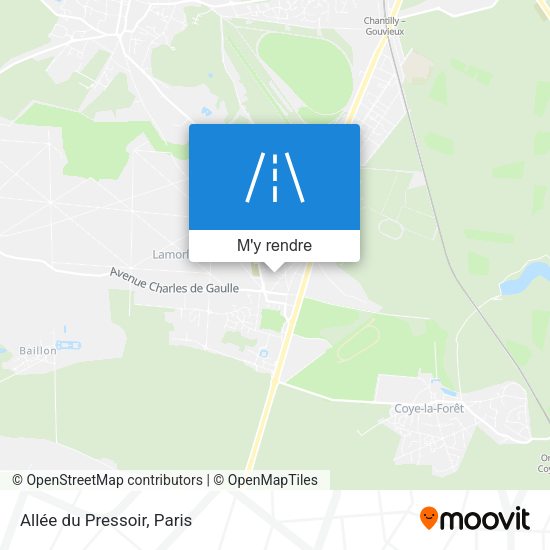 Allée du Pressoir plan