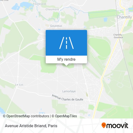 Avenue Aristide Briand plan