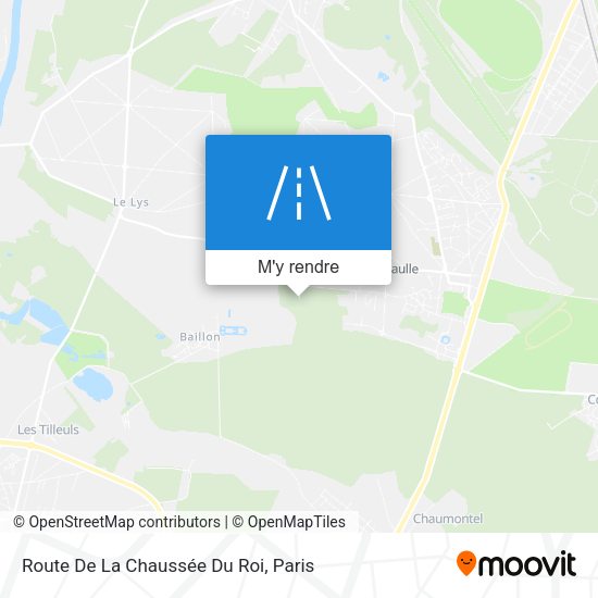 Route De La Chaussée Du Roi plan