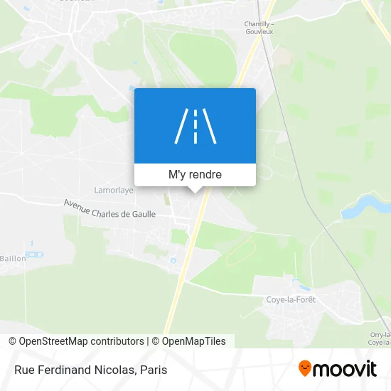 Rue Ferdinand Nicolas plan