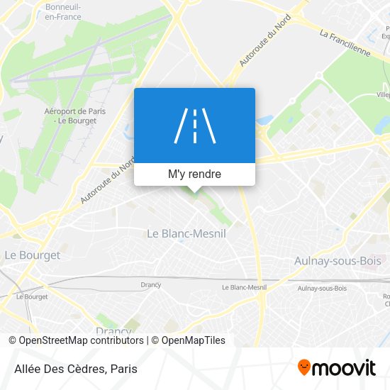 Allée Des Cèdres plan
