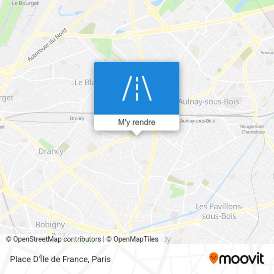 Place D'Île de France plan