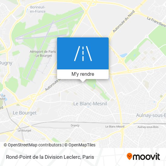 Rond-Point de la Division Leclerc plan