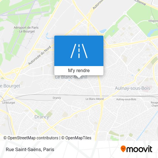Rue Saint-Saëns plan