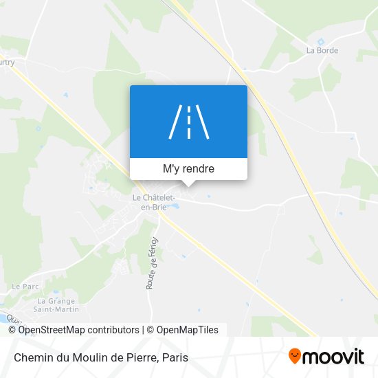 Chemin du Moulin de Pierre plan