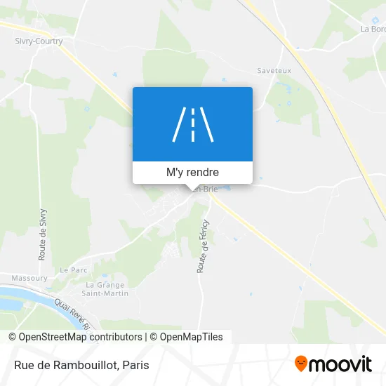 Rue de Rambouillot plan