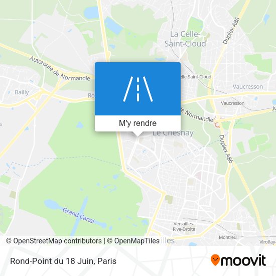 Rond-Point du 18 Juin plan