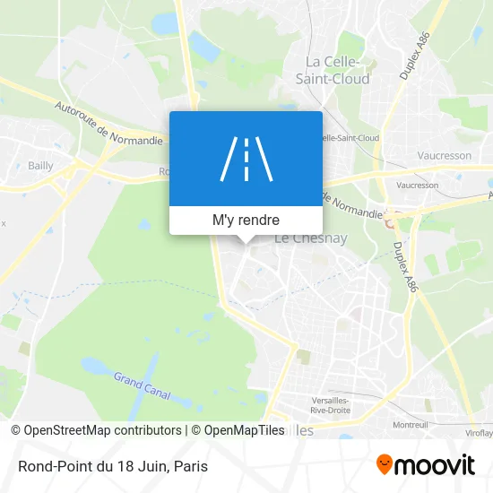 Rond-Point du 18 Juin plan