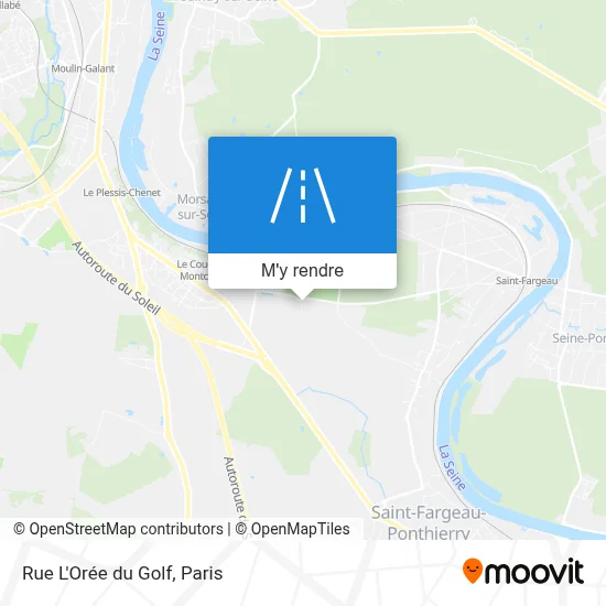 Rue L'Orée du Golf plan