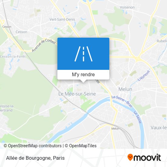 Allée de Bourgogne plan