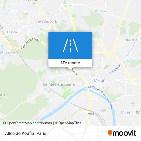 Allée de Koufra plan