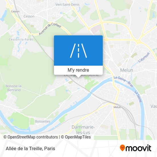 Allée de la Treille plan