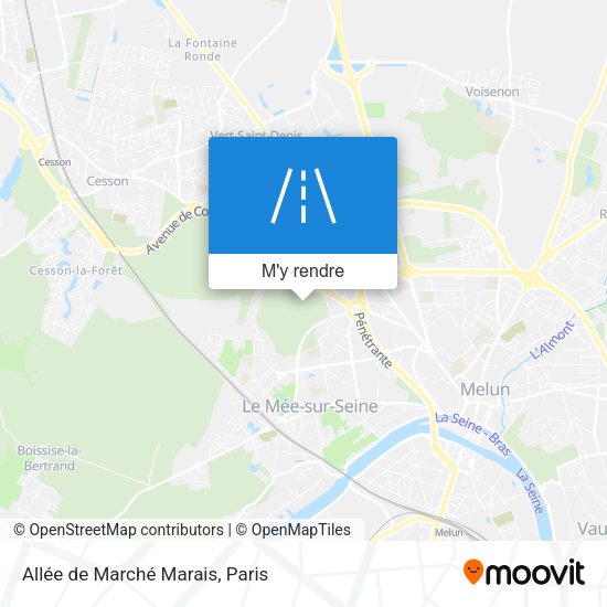Allée de Marché Marais plan