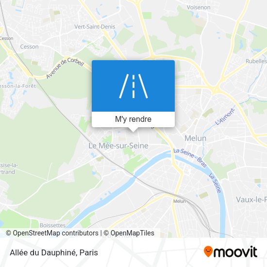 Allée du Dauphiné plan