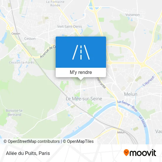 Allée du Puits plan