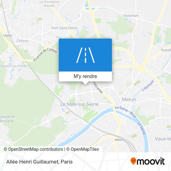Allée Henri Guillaumet plan