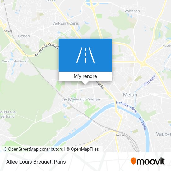 Allée Louis Bréguet plan