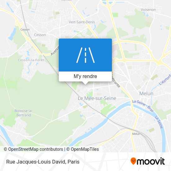 Rue Jacques-Louis David plan