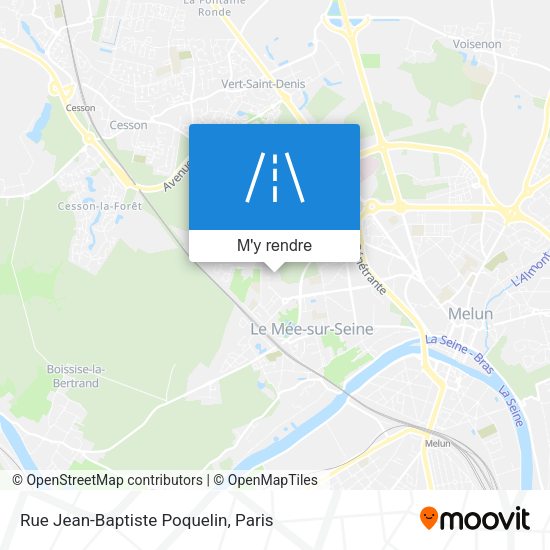 Rue Jean-Baptiste Poquelin plan
