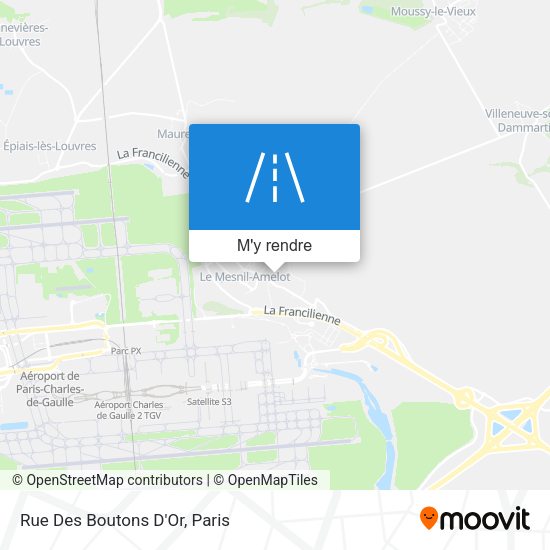 Rue Des Boutons D'Or plan