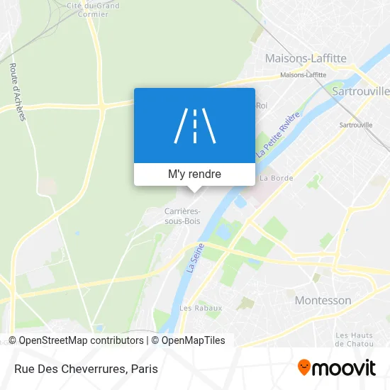 Rue Des Cheverrures plan