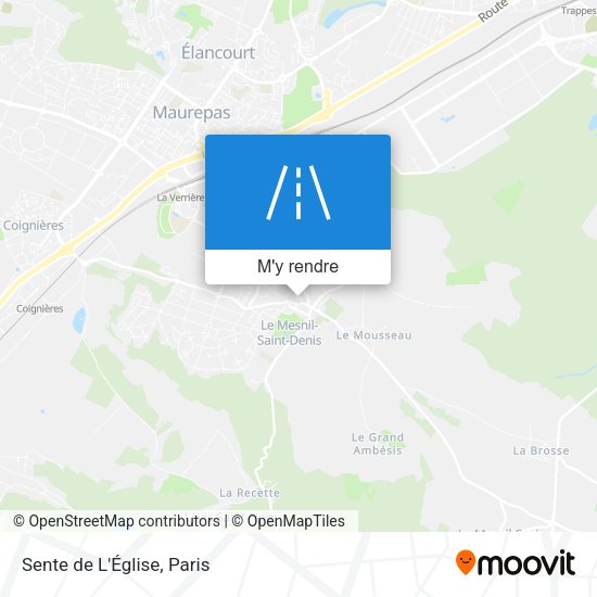 Sente de L'Église plan