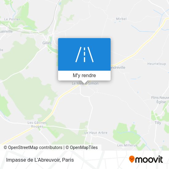 Impasse de L'Abreuvoir plan