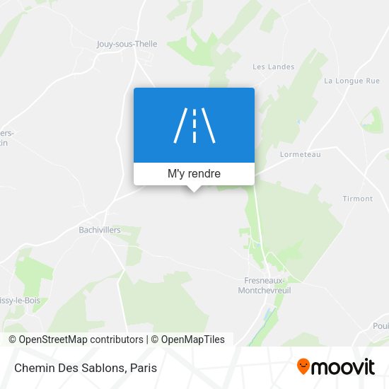 Chemin Des Sablons plan