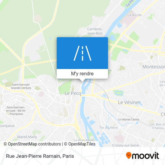 Rue Jean-Pierre Ramain plan