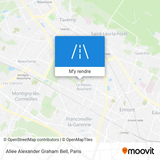 Allée Alexander Graham Bell plan