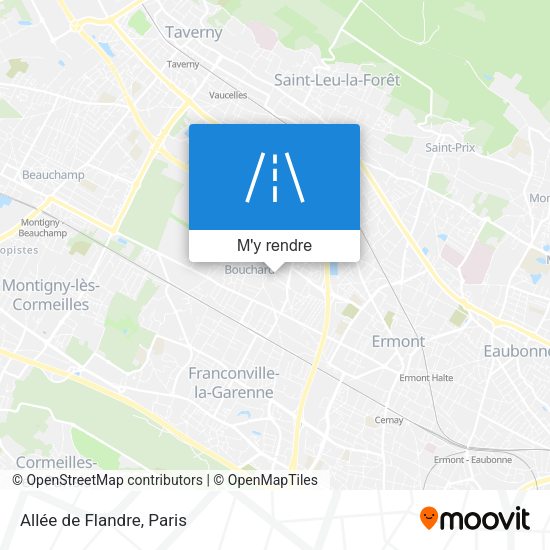 Allée de Flandre plan