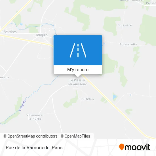 Rue de la Ramonede plan