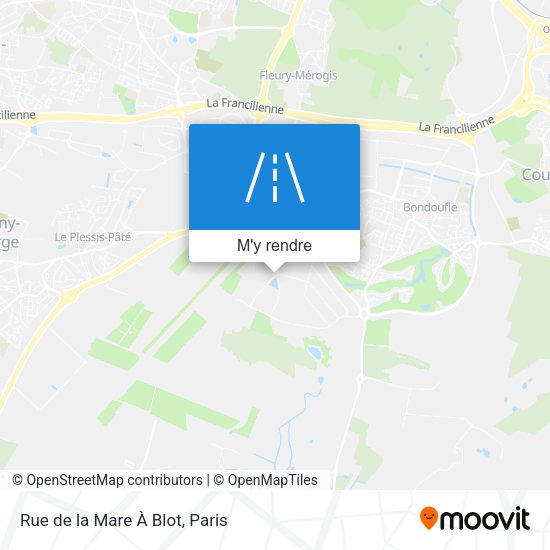 Rue de la Mare À Blot plan