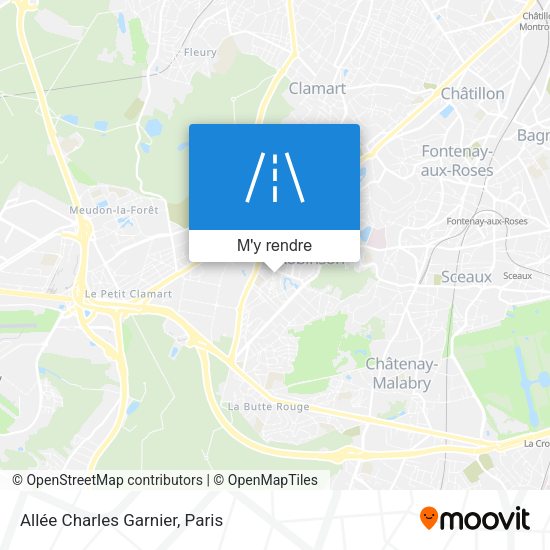 Allée Charles Garnier plan