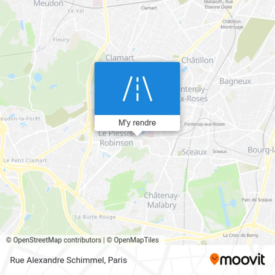 Rue Alexandre Schimmel plan