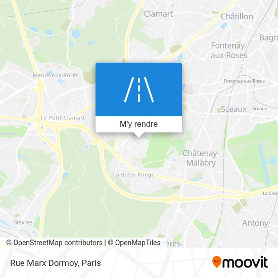 Rue Marx Dormoy plan