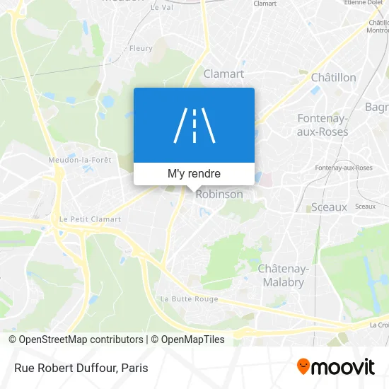 Rue Robert Duffour plan