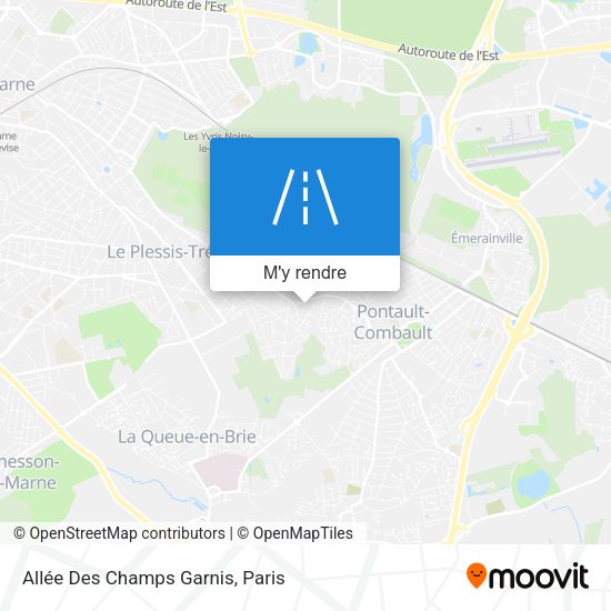 Allée Des Champs Garnis plan