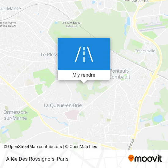 Allée Des Rossignols plan