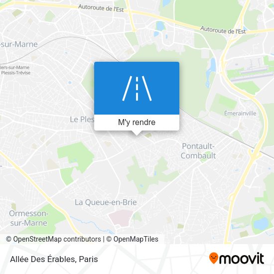 Allée Des Érables plan