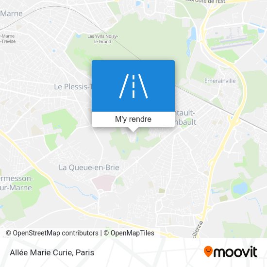 Allée Marie Curie plan