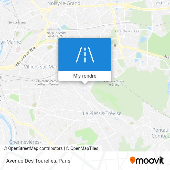 Avenue Des Tourelles plan