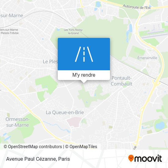 Avenue Paul Cézanne plan