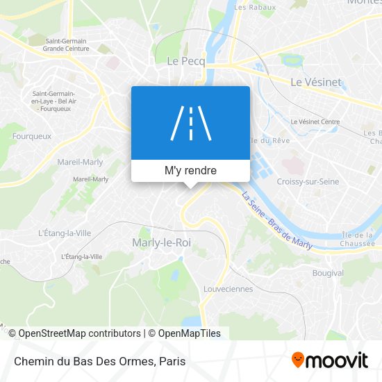 Chemin du Bas Des Ormes plan