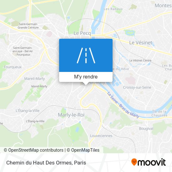 Chemin du Haut Des Ormes plan