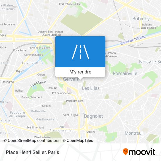 Place Henri Sellier plan