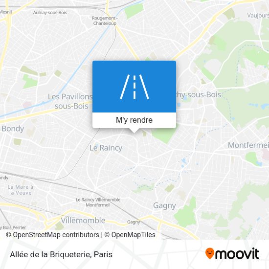 Allée de la Briqueterie plan