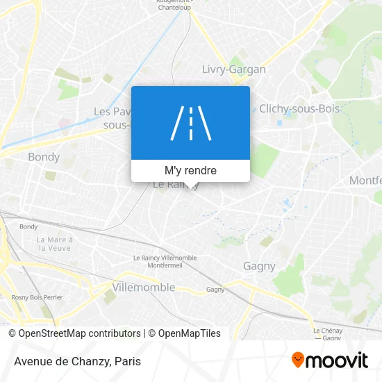 Avenue de Chanzy plan